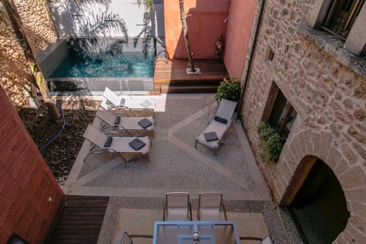 Casa Murallas Para 6 Con Piscina En Alcudia Cerca De Playas Exterior foto